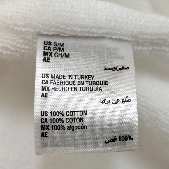 *Womens Turkish Cotton Waffle Spa/Bath Robe with Shawl Collar, Size S/M - Picture 6 of 7